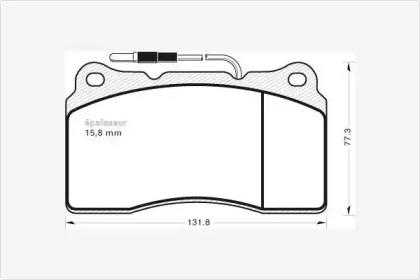 MGA 558 Колодки гальмівні MGA 558 Колодки гальмівні