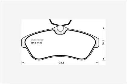 MGA 564 Колодки тормозные