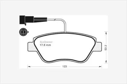MGA 566 Brake pads MGA 566 Brake pads