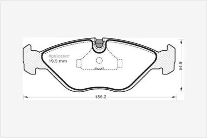 MGA 581 Колодки гальмівні MGA 581 Колодки гальмівні