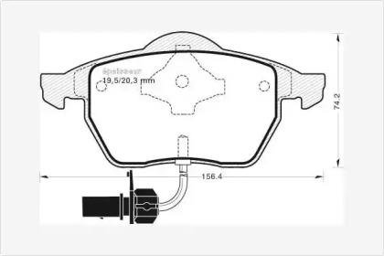 MGA 589 Колодки гальмівні MGA 589 Колодки гальмівні