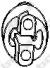 Bosal 255-051 Exhaust pipe support Bosal 255-051 Exhaust pipe support