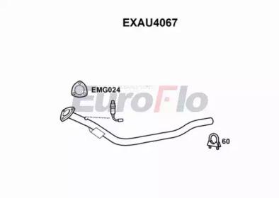 Euroflo EXAU4067 Exhaust pipe Euroflo EXAU4067 Exhaust pipe