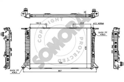 Somora 020040A Радіатор