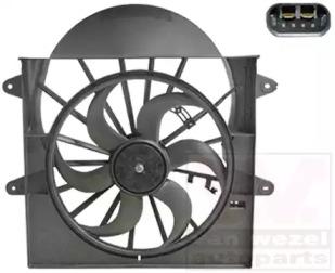 Van Wezel 0515746 Fan and motor assy
