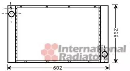 Van Wezel 06002333 Радіатор охолодження двигуна Van Wezel 06002333 Радіатор охолодження двигуна