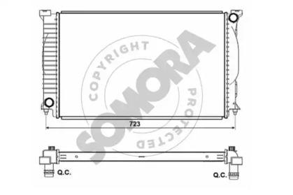 Somora 021540H Радіатор Somora 021540H Радіатор