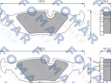 Fomar Roulunds FO 438181 Brake pads Fomar Roulunds FO 438181 Brake pads