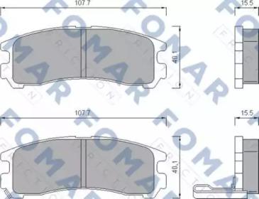 Fomar Roulunds FO 479481 Brake pads