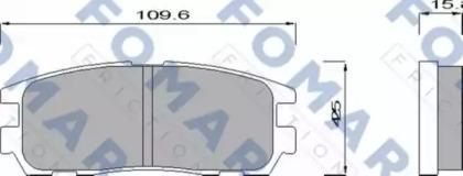 Fomar Roulunds FO 621481 Brake pads Fomar Roulunds FO 621481 Brake pads
