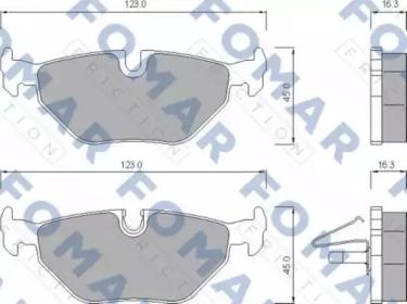 Fomar Roulunds FO 672781 Brake pads Fomar Roulunds FO 672781 Brake pads