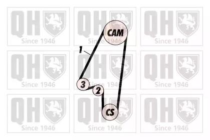 Quinton Hazell QBK349 Ремень грм комплект Quinton Hazell QBK349 Ремень грм комплект