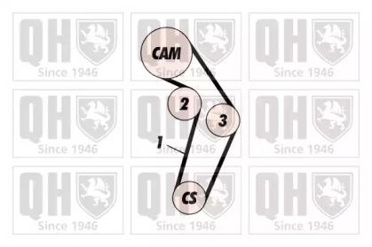 Quinton Hazell QBPK3850 Kit water pump repai Quinton Hazell QBPK3850 Kit water pump repai
