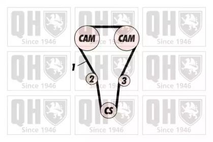 Quinton Hazell QBK412 Ремінь ГРМ комплект