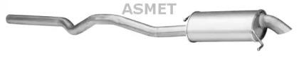 Asmet 04.111 Глушник вихлопних газів кінцевий Asmet 04.111 Глушник вихлопних газів кінцевий