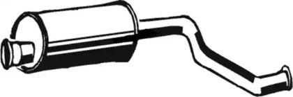 Asmet 09.012 Глушник вихлопних газів кінцевий Asmet 09.012 Глушник вихлопних газів кінцевий