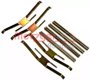 Metzger 109-0975 Комплект монтажный дисковых тормозных колодок Metzger 109-0975 Комплект монтажный дисковых тормозных колодок