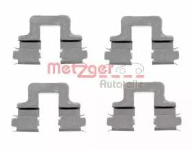 Metzger 109-1606 Монтажний комплект гальмівних колодок