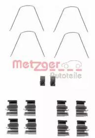 Metzger 109-1651 Комплект монтажный дисковых тормозных колодок Metzger 109-1651 Комплект монтажный дисковых тормозных колодок