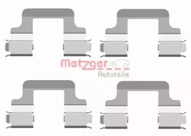 Metzger 109-1679 Комплект монтажный дисковых тормозных колодок Metzger 109-1679 Комплект монтажный дисковых тормозных колодок
