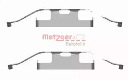 Metzger 109-1682 Комплект монтажный дисковых тормозных колодок Metzger 109-1682 Комплект монтажный дисковых тормозных колодок