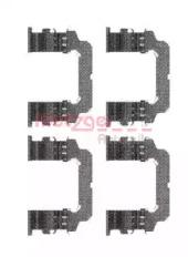 Metzger 109-1738 Монтажний комплект гальмівних колодок