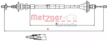 Metzger 112911 Трос сцепления Metzger 112911 Трос сцепления