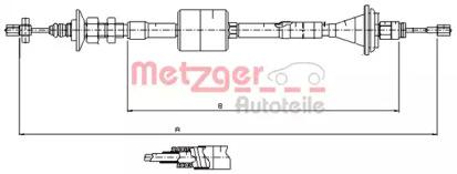 Metzger 112912 Трос сцепления Metzger 112912 Трос сцепления