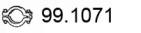 Asso 99.1071 Муфта системи випуску Asso 99.1071 Муфта системи випуску