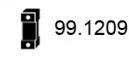 Asso 99.1209 Exhaust pipe support Asso 99.1209 Exhaust pipe support