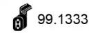 Asso 99.1333 Exhaust pipe support Asso 99.1333 Exhaust pipe support
