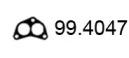 Asso 99.4047 Прокладка глушителя Asso 99.4047 Прокладка глушителя