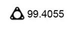 Asso 99.4055 Прокладка глушителя Asso 99.4055 Прокладка глушителя