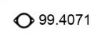 Asso 99.4071 Прокладка глушителя Asso 99.4071 Прокладка глушителя