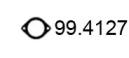 Asso 99.4127 Прокладка труби вихлопного газу