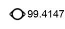 Asso 99.4147 Прокладка глушителя