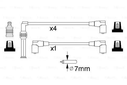 Bosch 0 986 356 775 Zuendkabel