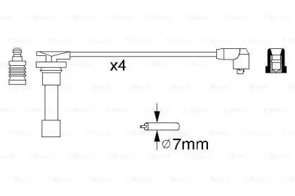 Bosch 0 986 356 776 Zuendkabel Bosch 0 986 356 776 Zuendkabel