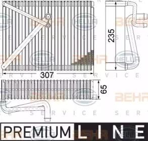 Hella 8FV 351 330-651 Випаровувач кондиціонера Hella 8FV 351 330-651 Випаровувач кондиціонера