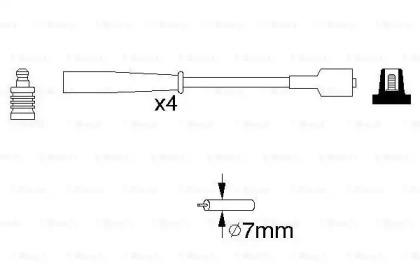 Bosch 0 986 356 961 Zuendkabel Bosch 0 986 356 961 Zuendkabel