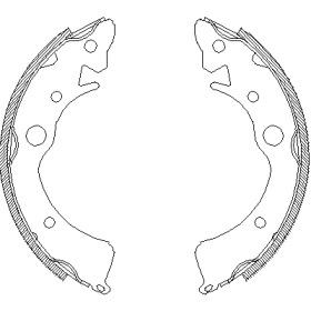 Remsa 4096.00 Колодки гальмівні Remsa 4096.00 Колодки гальмівні