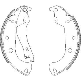 Remsa 4125.01 Колодки гальмівні Remsa 4125.01 Колодки гальмівні