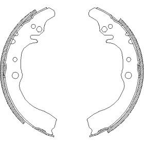 Remsa 4133.00 Колодки гальмівні Remsa 4133.00 Колодки гальмівні