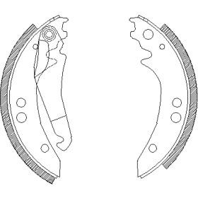 Remsa 4136.00 Колодки гальмівні