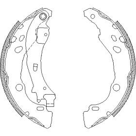 Remsa 4152.01 Колодки гальмівні