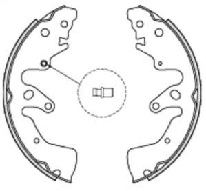 Remsa 4228.00 Колодки гальмівні