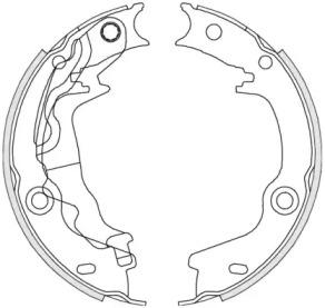 Remsa 4676.00 Колодки гальмівні