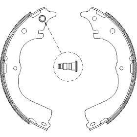 Remsa 4678.00 Колодки гальмівні