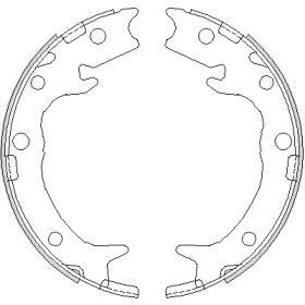 Remsa 4737.00 Колодки гальмівні