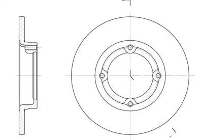Remsa 6014.00 Brake disc Remsa 6014.00 Brake disc